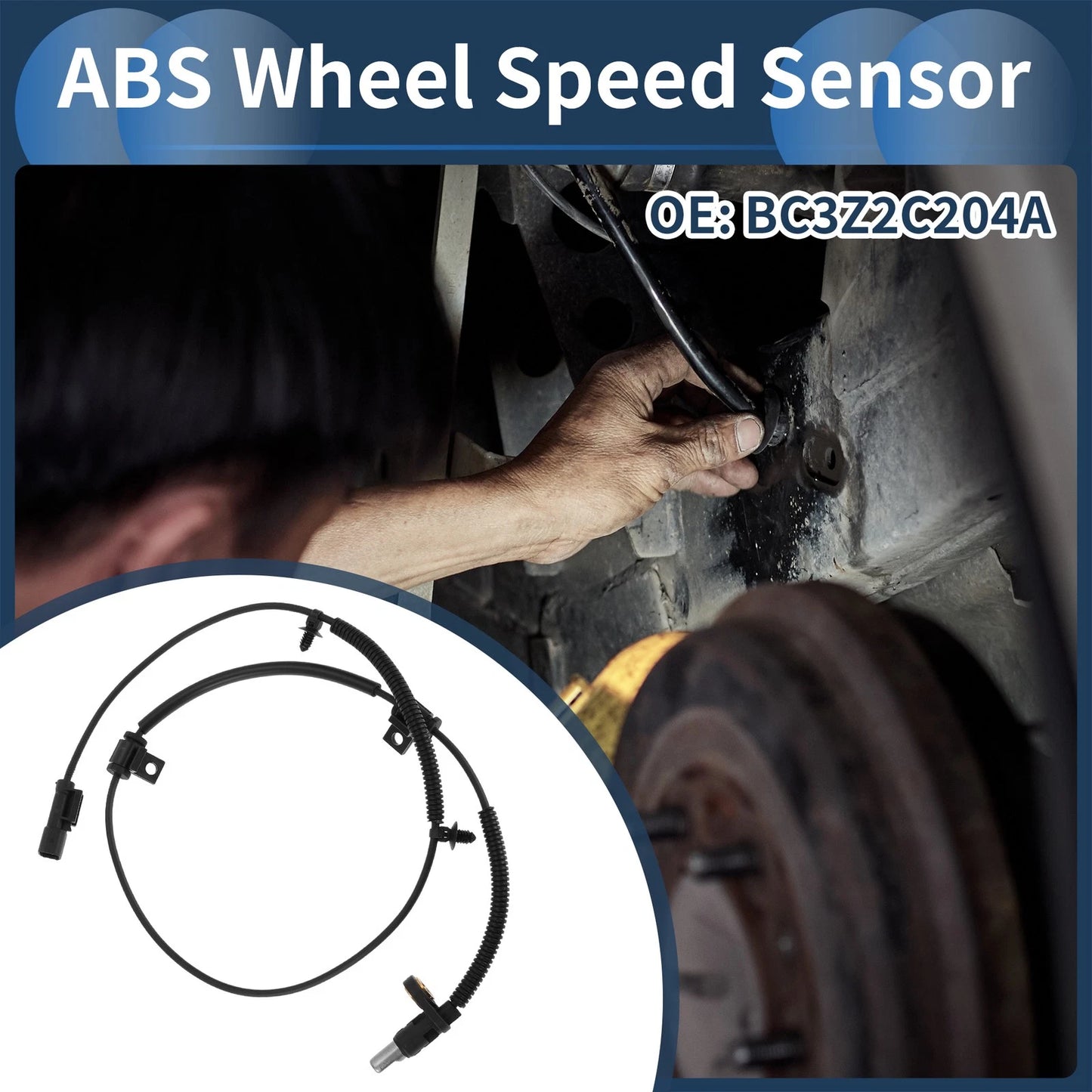 ABS Wheel Speed Sensor for Ford F-250 F-450 F-550 (2011-2016)