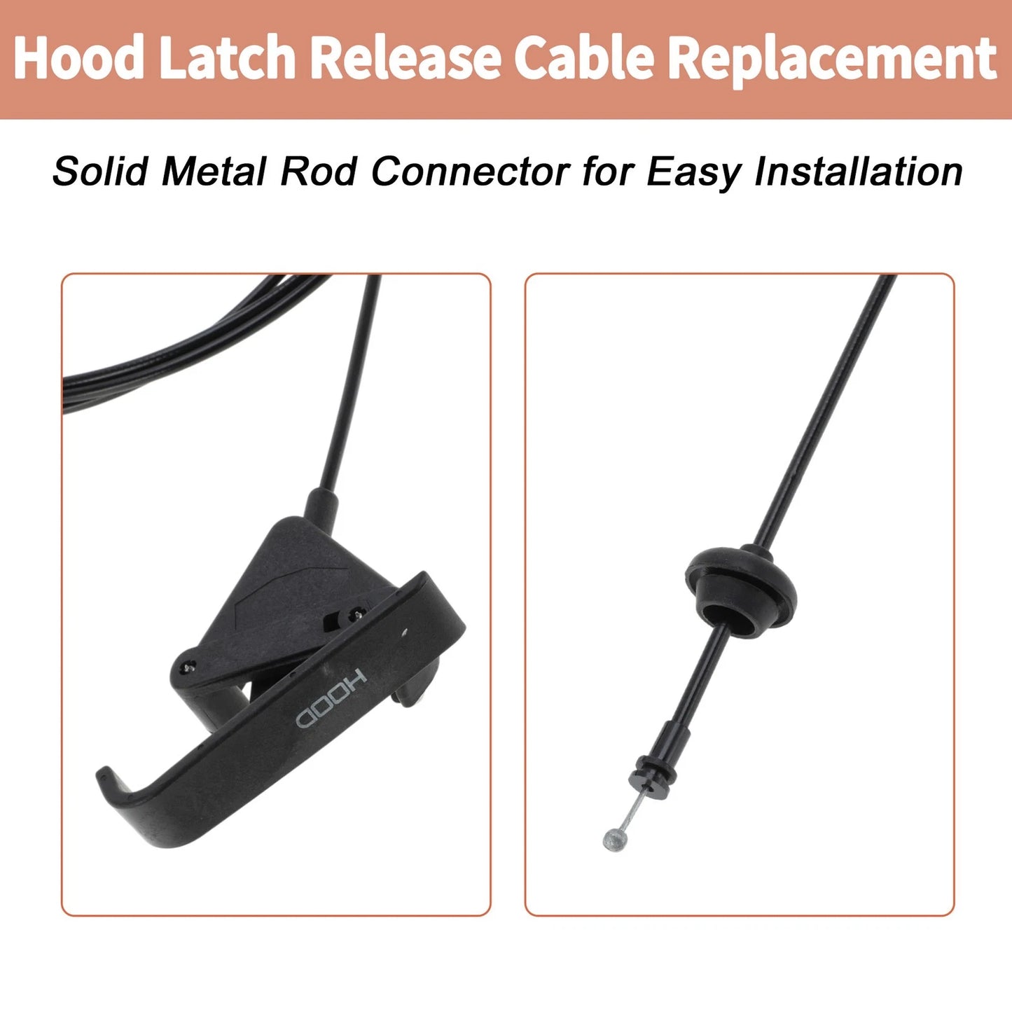 Front Hood Latch Release Cable for Dodge Dakota Durango (1997-2004)