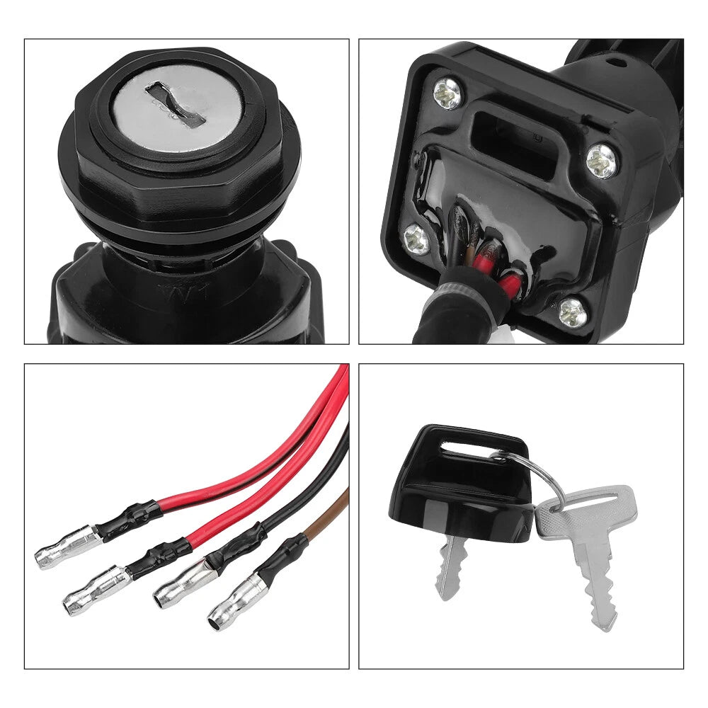 Ignition Key Switch for Polaris Trail Boss 250 Scrambler (1985–1988)