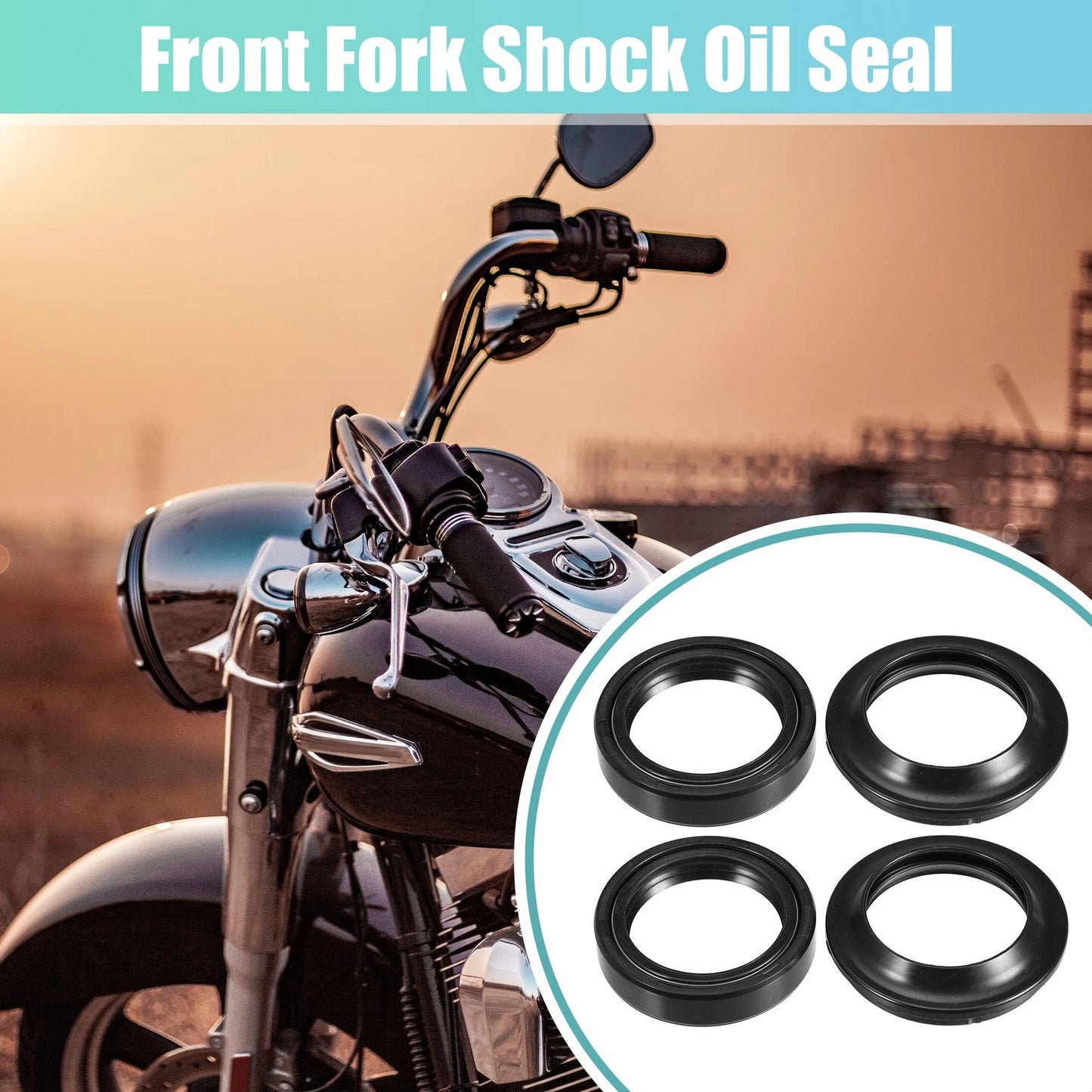 50mm x 37mm x 11mm Motorcycle Front Fork Shock Oil Seal for Honda CBR250RA