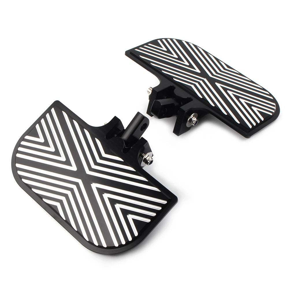 Aluminum Mount Passenger Floorboards for Harley Sportster XL Dyna