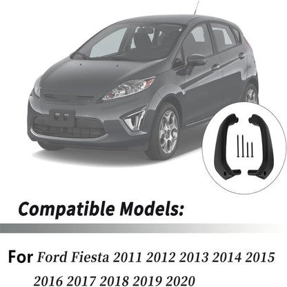 Car Interior Door Handle Manual Window Panel Left + Right for Ford Fiesta (2011-2020)