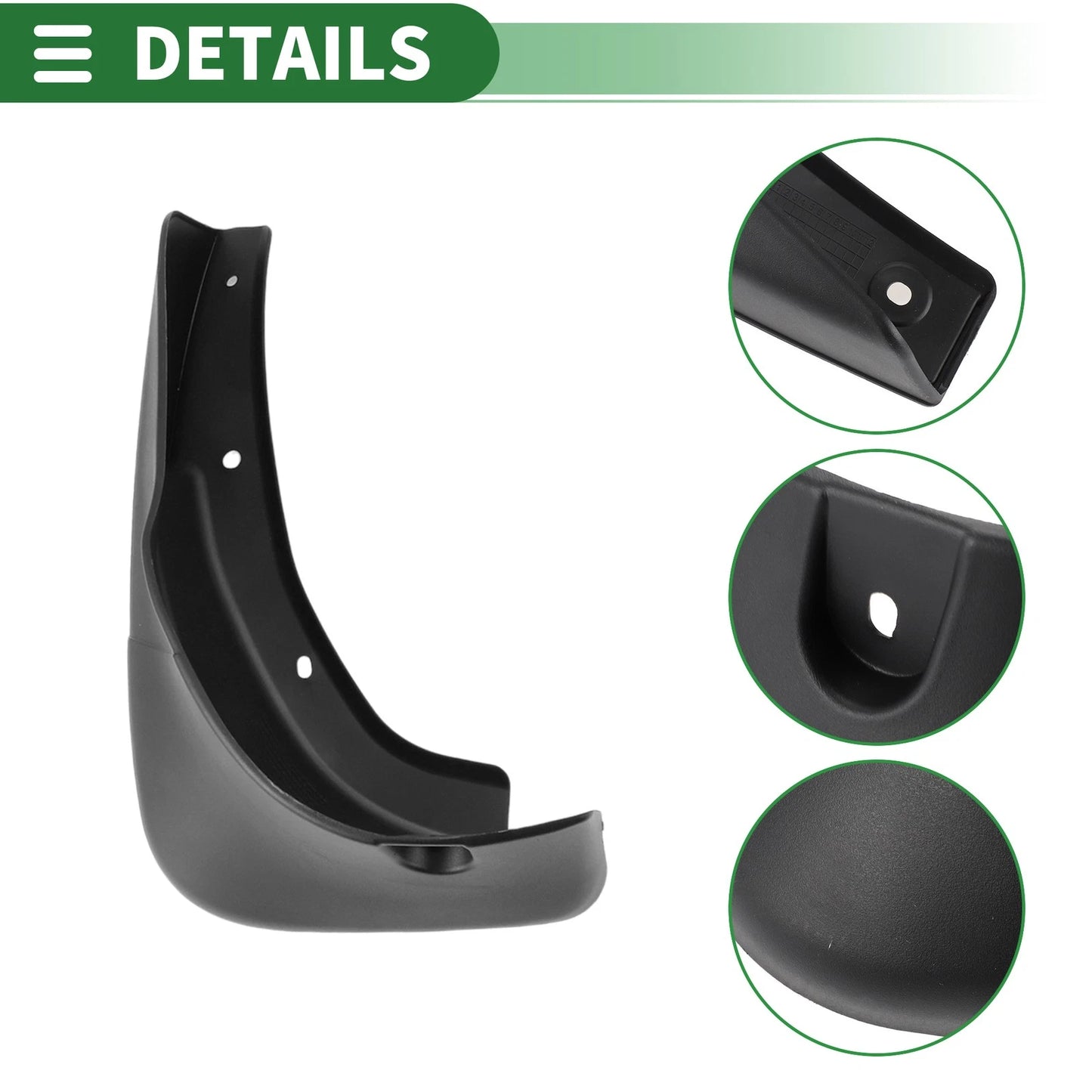 Mud Flaps Splash Guards 1 Set for Lexus RX300 (1998-2003)