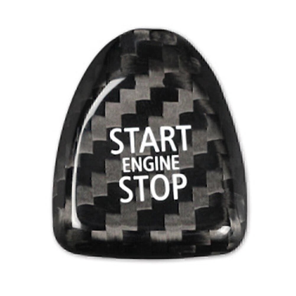 Carbon Fiber Keyless Start Button Cover for BMW Mini Cooper (2002-2023)