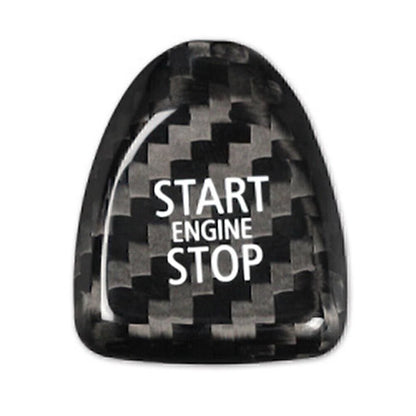 Carbon Fiber Keyless Start Button Cover for BMW Mini Cooper (2002-2023)