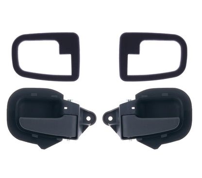 Front Black Door Handles & Trim Cover 4pcs for BMW 3 Series E36 (1990–1999)