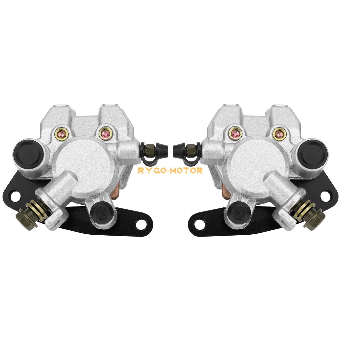 Front & Rear Brake Calipers w/Pads for Yamaha Banshee YFZ350 (1990–2001)