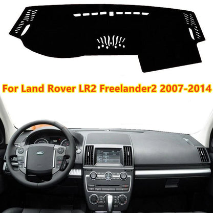 Dashboard Mat Cover Dashmat Black for Land Rover LR2 Freelander2 (2007–2014)