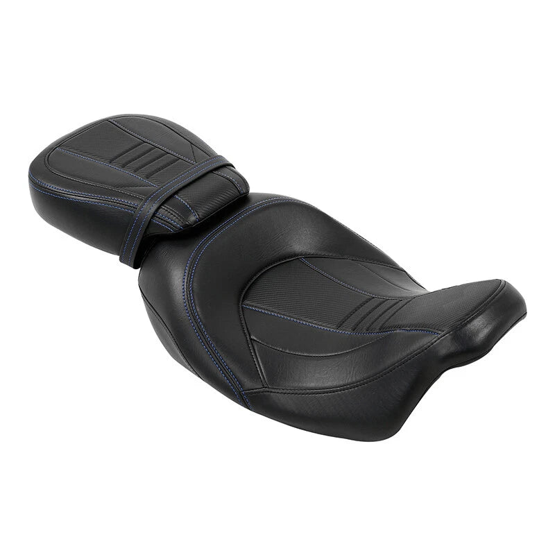 Black Driver Passenger Seat for Harley CVO Street Electra Glide (2009-2023)
