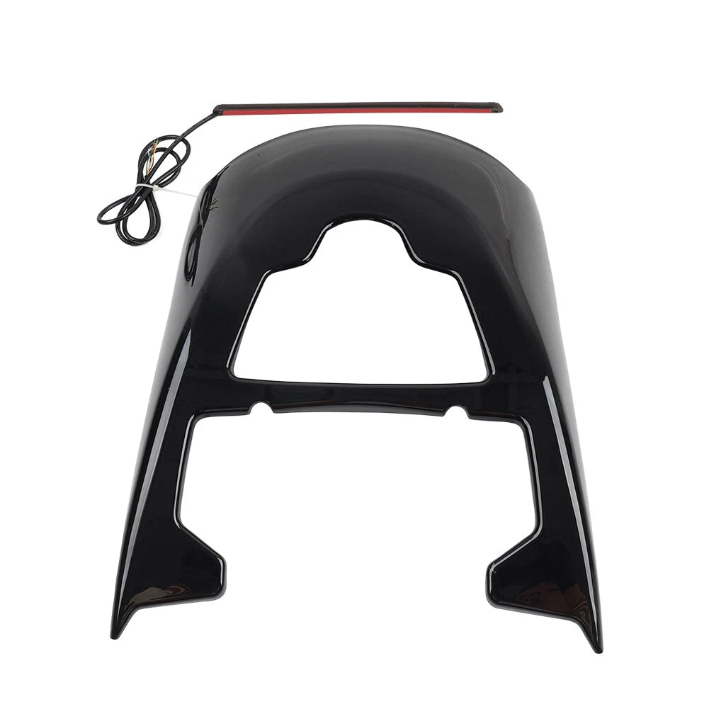 Vivid Black Rear Mudguard w/Light for Harley VRSCDX VRSCAW VRSCA (2002-2017)