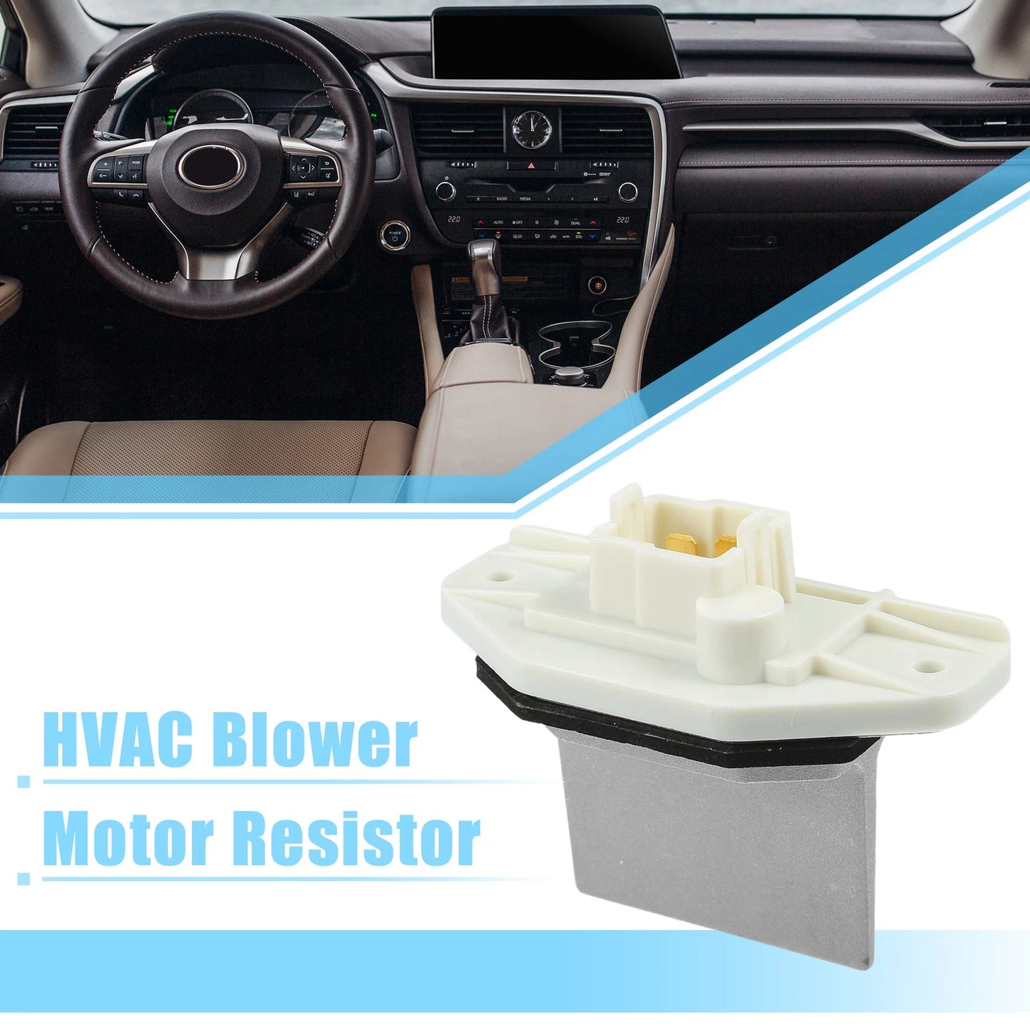 HVAC Blower Motor Resistor AC Blower Control Module for Acura CL (2001-2003)