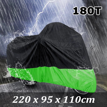 Black+Green Motorcycle Cover for Suzuki GS GSXR GSX-R