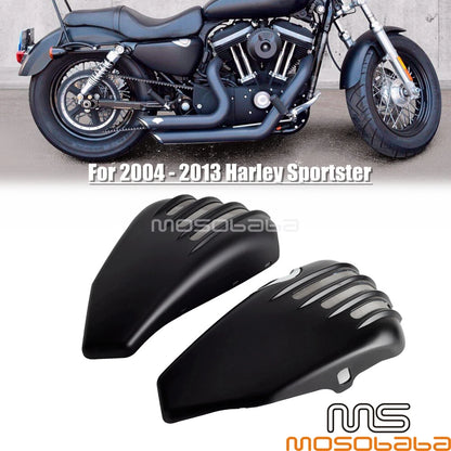 Battery Covers for Harley Sportster Custom XL883C XL200C (2004-2013)
