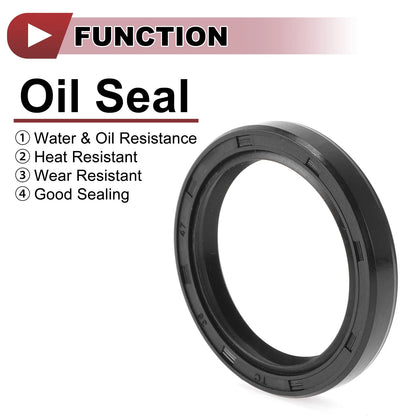 Rotary Shaft Seal 36x47x7mm Oil Seal Nitrile 70D Rubber 5 Pcs for MakeModel
