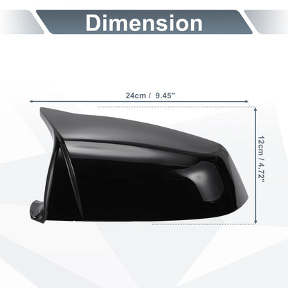 Rearview Mirror Cover Cap Gloss Black for BMW E63 5 Series