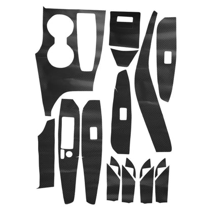17pc Carbon Fiber Style Interior Trim for Toyota Camry (2018-2023)