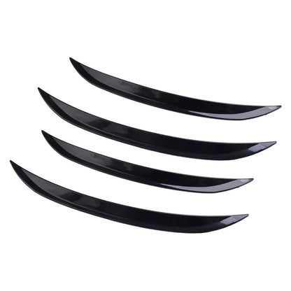 4Pcs Car Wheel Eyebrow Arch Trim Fender Flares Protection Strips