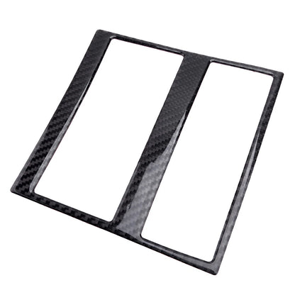 3x Carbon Fiber Rear Air Vent Outlet Frame for BMW 5 Series (2011-2017)