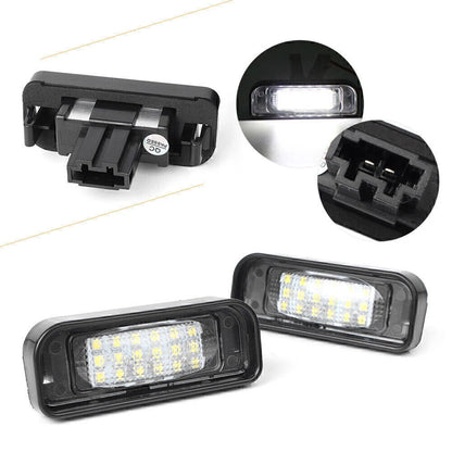 2 x LED License Plate Light for Benz W220 S320 S420 S430 (1999-2005)