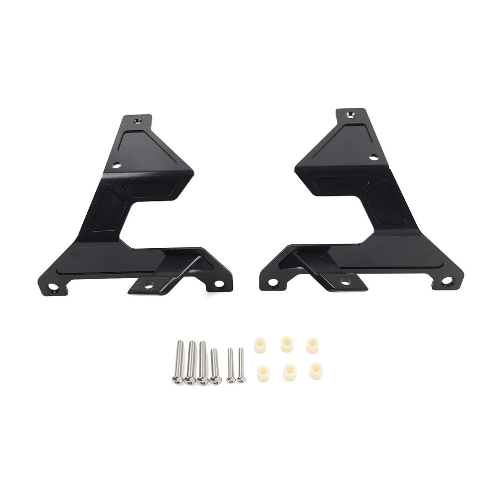 Dual A-Pillar Light Mounting Brackets for Jeep Wrangler JL Gladiator JT (2018-2023)