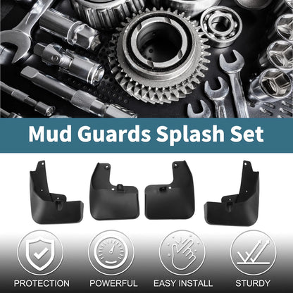 Mud Flaps Splash Guards 1 Set for Toyota RAV4 Fashion Edition (2018)
