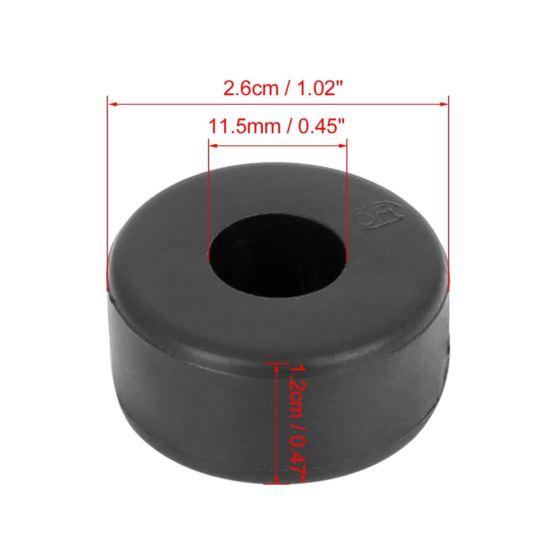 4pcs Motorcycle Rubber Fuel Oil Tank Cover Seal Buffer Pad Circular for CG125