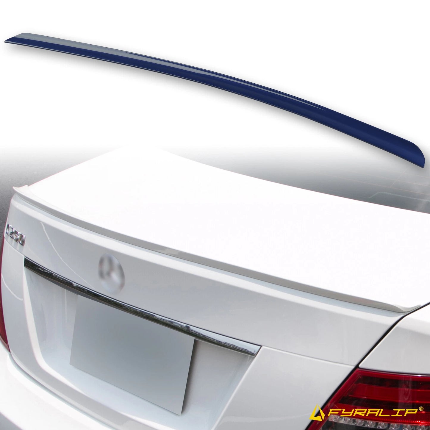 890 Blue Boot Lip Spoiler for Mercedes-Benz W204 (2007-2014)