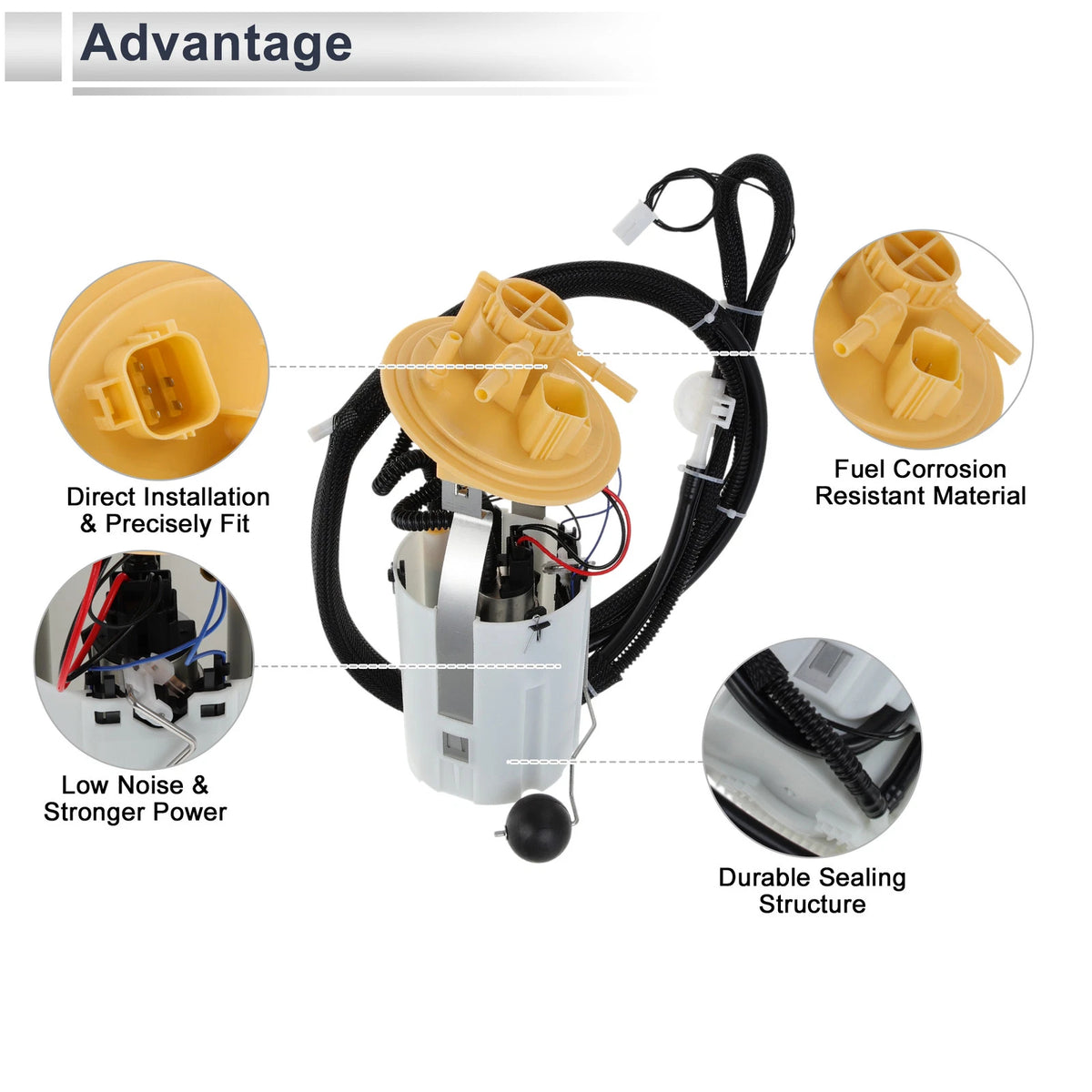 Fuel Pump Assembly for Volvo S60 V70 XC70 S80 XC90 (2003-2005)