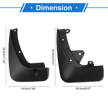 Mud Flap Splash Guards for Mazda CX-3 (2016-2021)