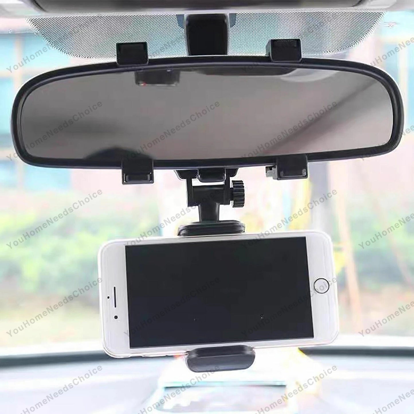 Universal Auto Rear-view Mirror Mount Holder for Cell Phone GPS