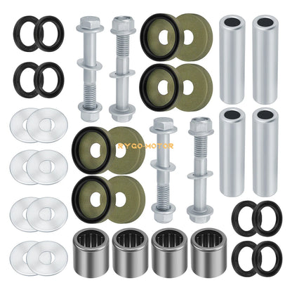 2 x Front A Arm Lower Bushing Bearing Bolt Nut for Suzuki Quadsport Z400 LTZ400 (2003–2008)