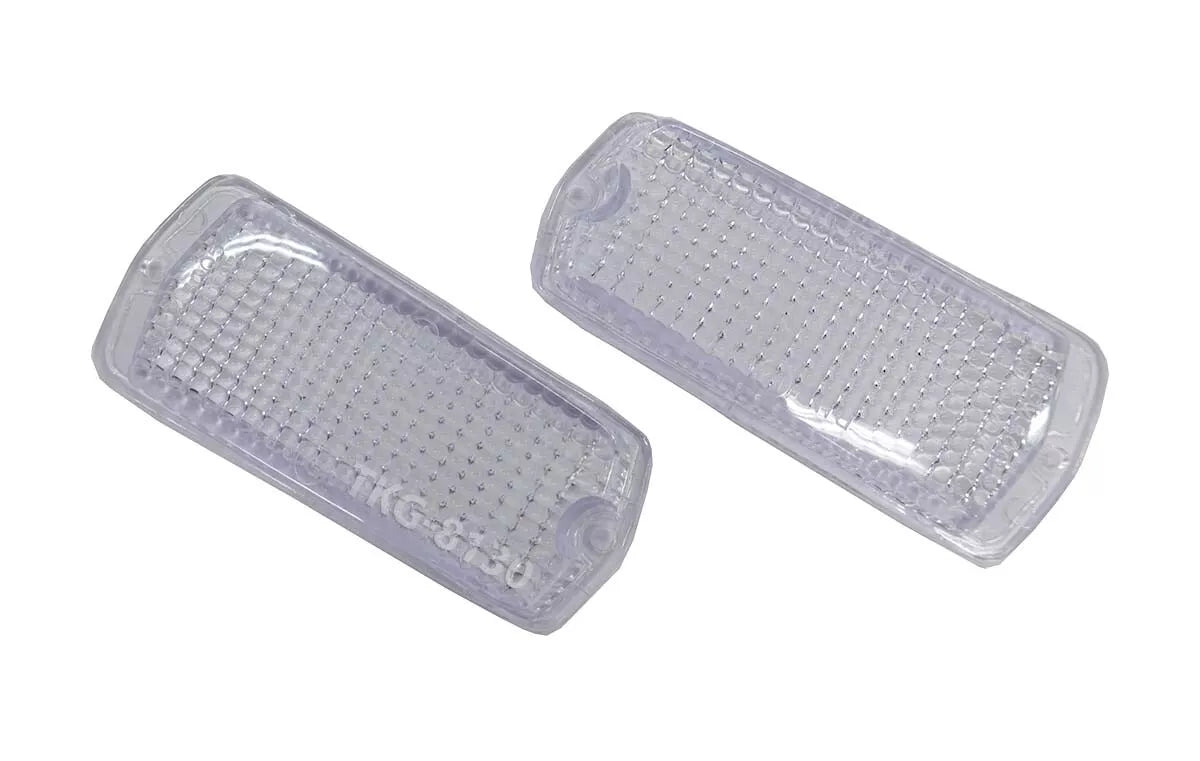 2 x Side Marker Lights Clear Lens for Nissan Datsun Fairlady 510 120Y 240Z (1968-1973)