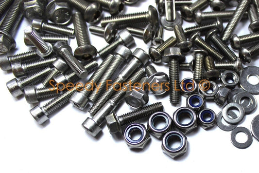 126 Bolt Universal Stainless Steel Frame Bolt Set for Motorcycle