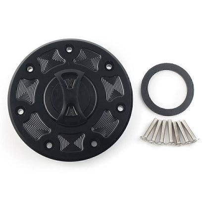 Fuel Gas Tank Cap Cover for Kawasaki Ninja 500, ZX-6, ZX-7, ZX-9, ZRX1100, GPZ500