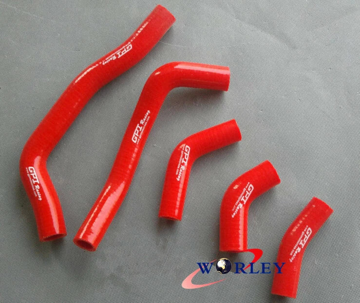 Silicone Radiator Hose Kit for Honda CRF450R 2005-2005 - Red