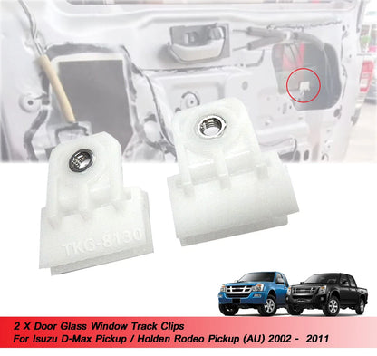 Door Glass Window Track Clips for Holden Rodeo Colorado (2002-2011)
