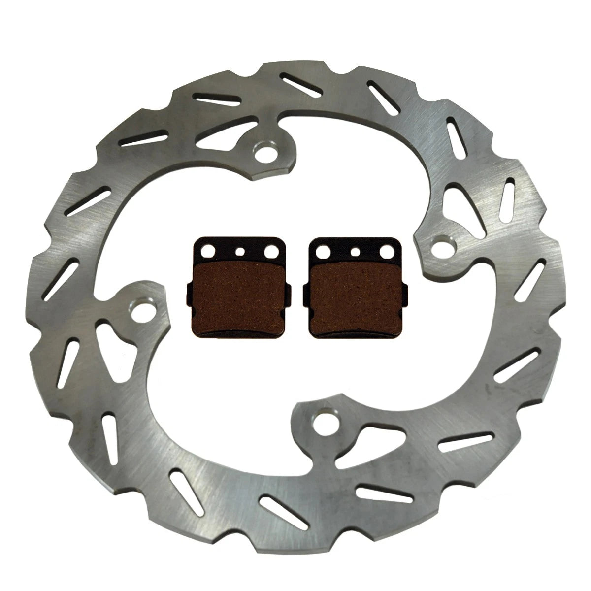 Rear Wave Disc Brake Rotor & Semi-Metallic Pads for Honda TRX400EX & TRX400X