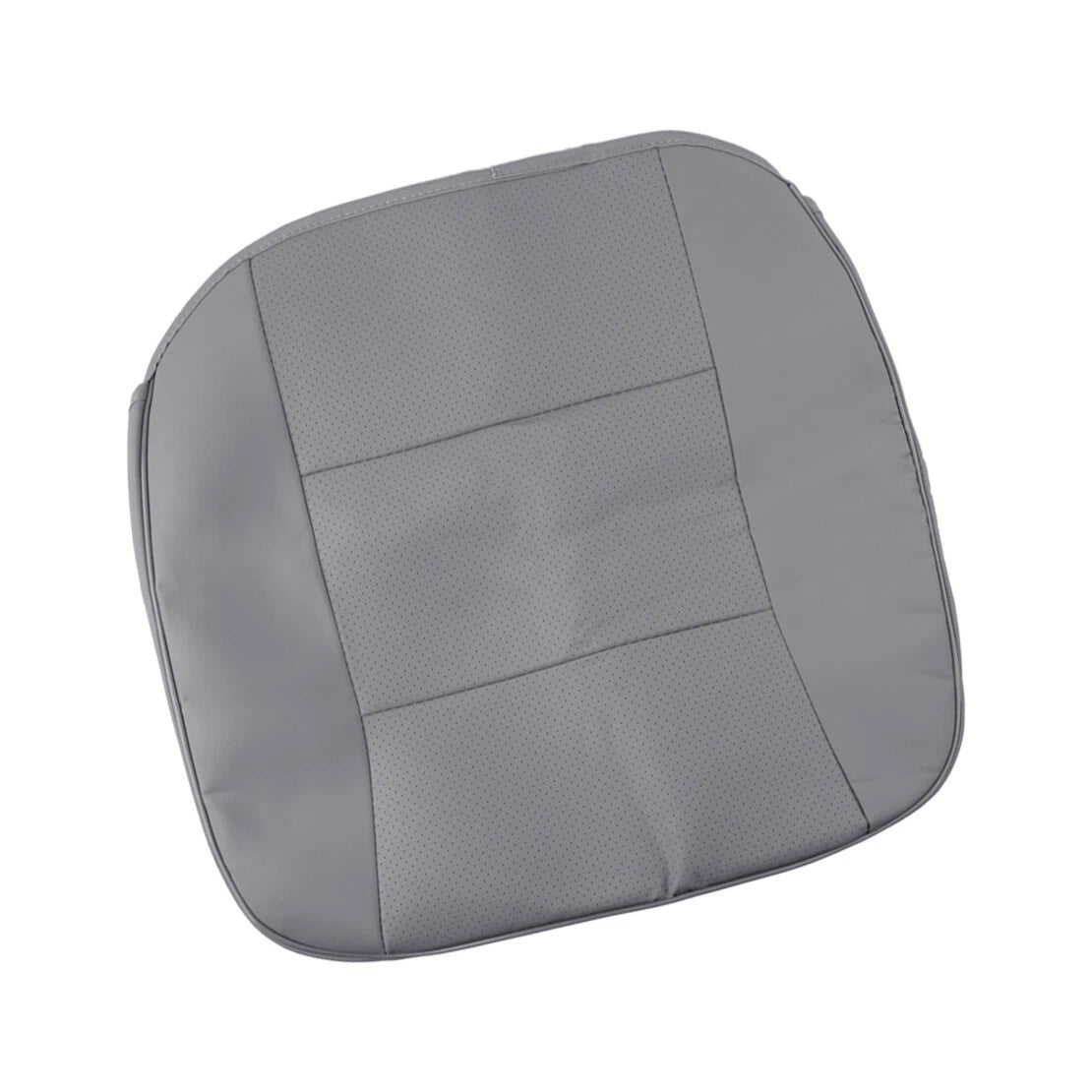 Gray PU Leather Driver Seat Cover Cushion for Universal Fit