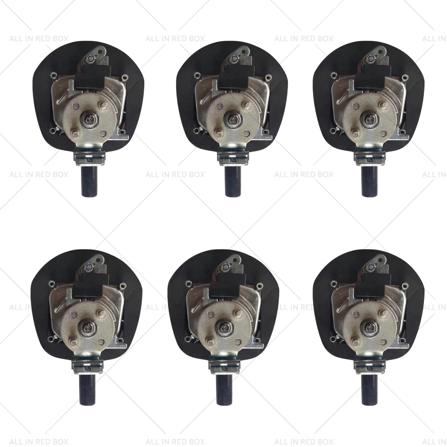 6 x Chrome Power Operated Recessed Whale Tail T-Lock Handle Toolbox