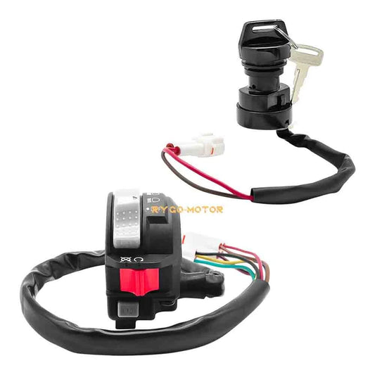 2 x Handlebar Start/Ignition Switch for Yamaha Grizzly/Raptor 125-250