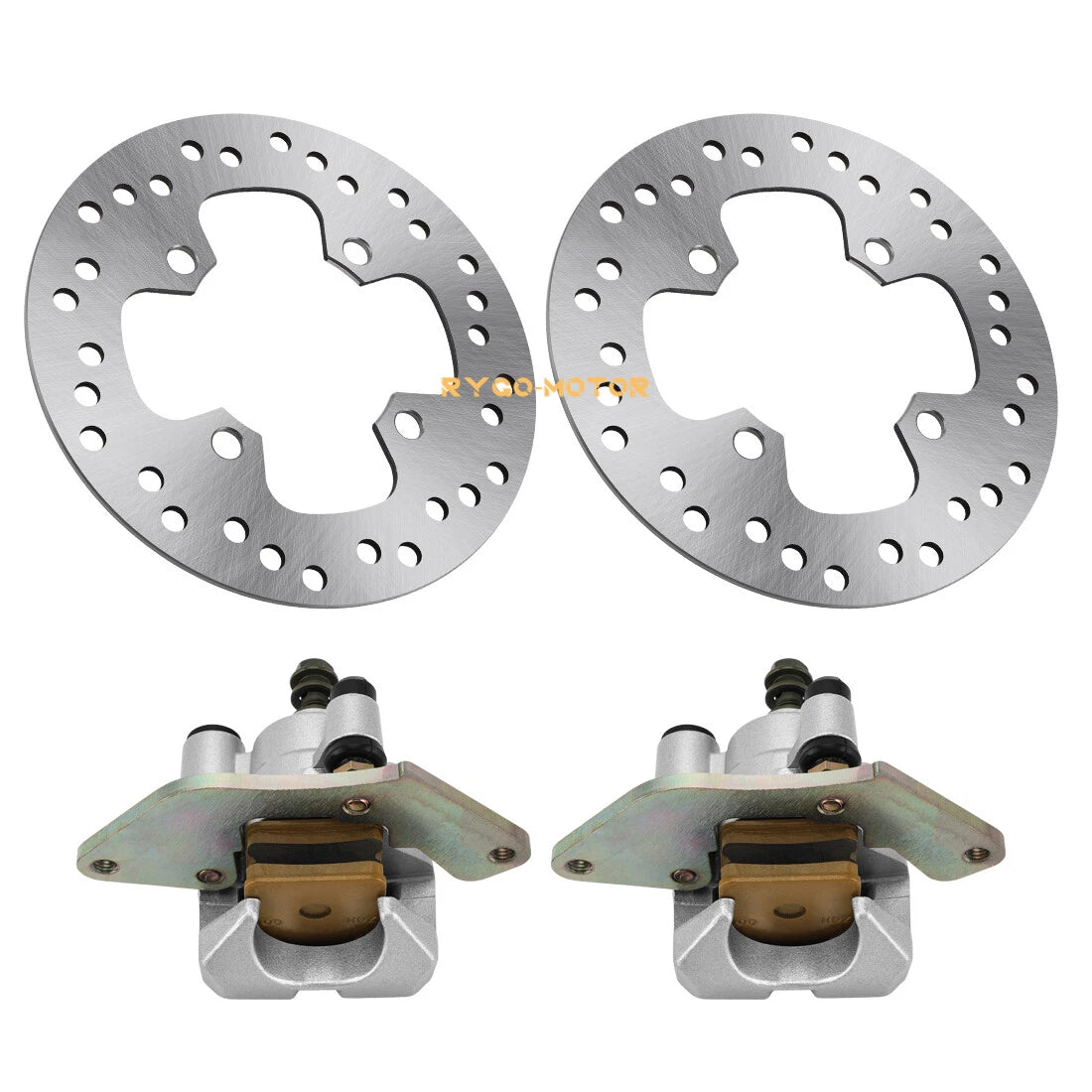 Front Calipers & Rotors for Honda Rancher 420 TRX420 (2014–2019)
