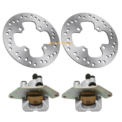 Front Calipers & Rotors for Honda Rancher 420 TRX420 (2014–2019)