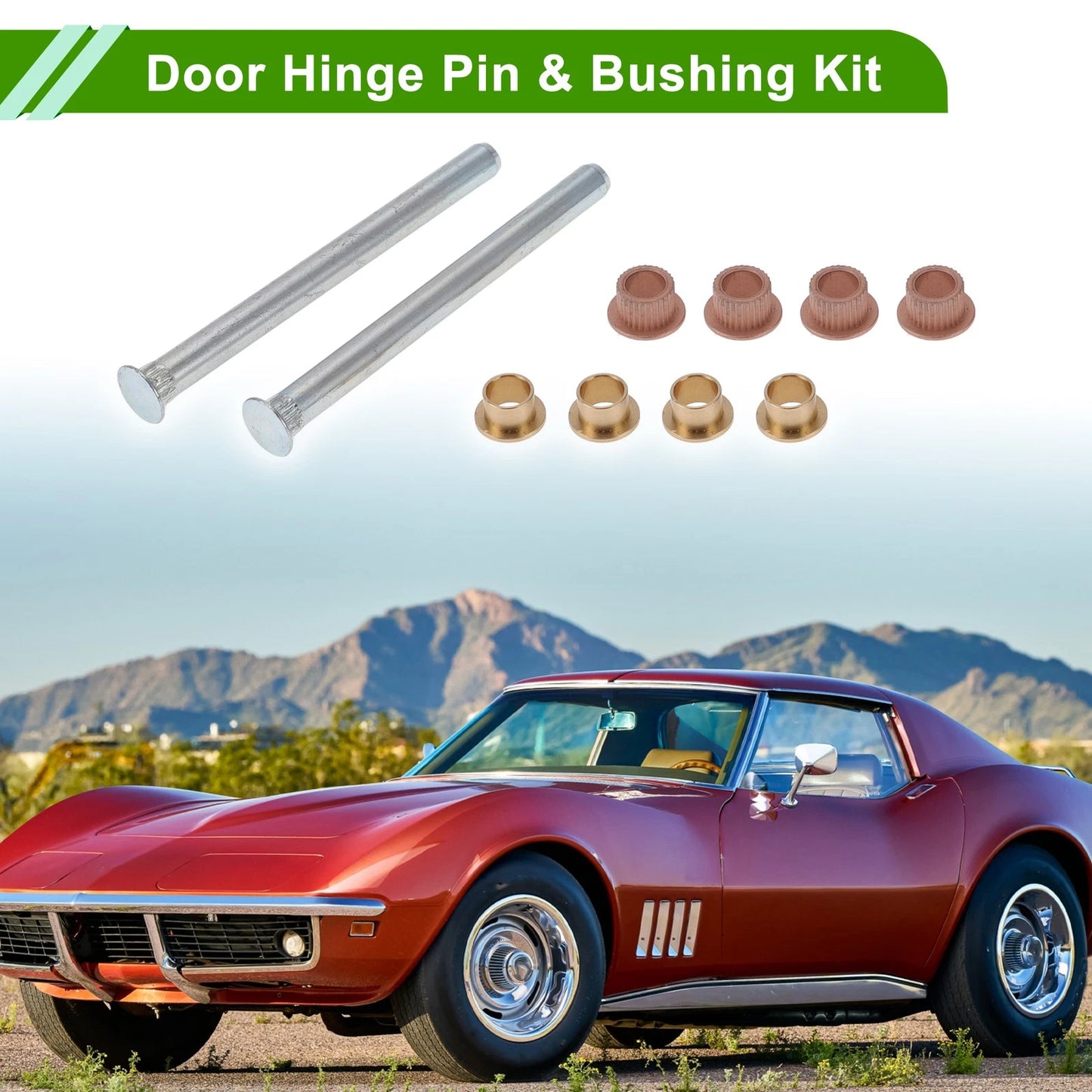 Door Hinge Pin & Bushing Kit for Chevrolet Corvette Blazer