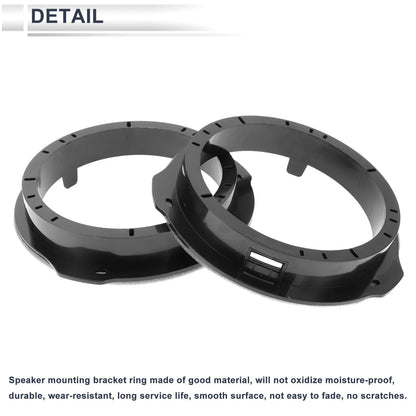 6.5" Tweeter Speaker Spacer Adaptor for Ford  - 2 x Set