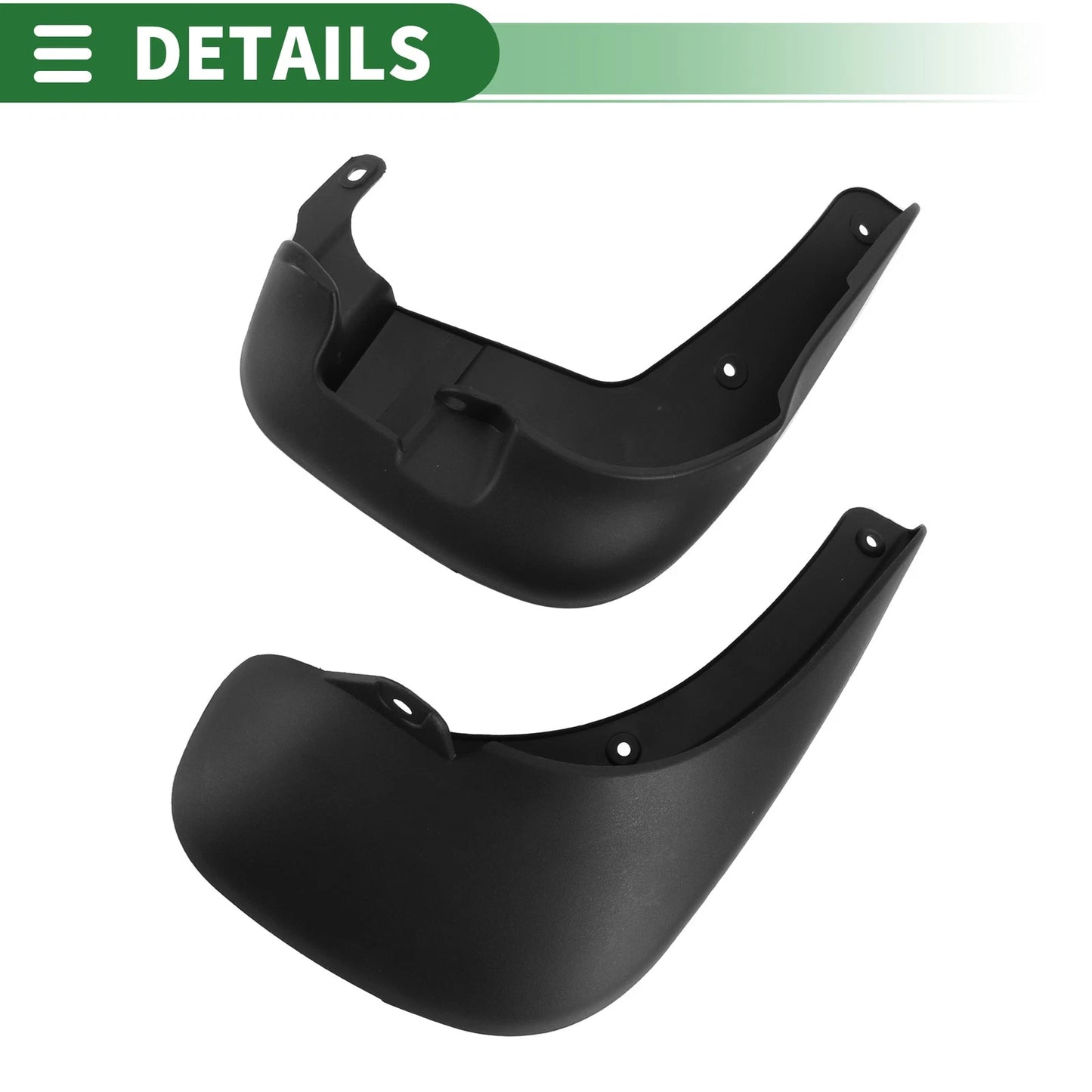 Mud Flaps Splash Guards for Hyundai SANTAFE 2006-2012 (2 x Mount Accessories)