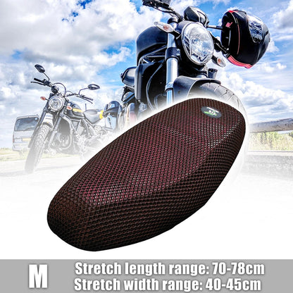 Seat Saddle 3D Mesh Cover Heat-Resistant Breathable for Motorcycle