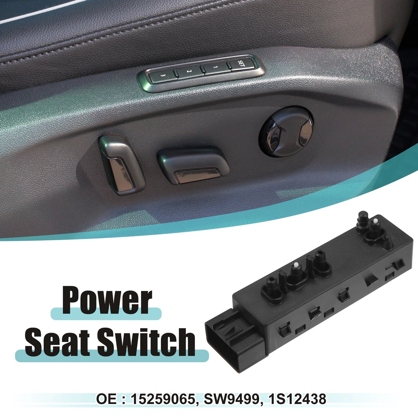 Front Left Side Power Seat Switch for Buick Enclave CX CXL (2008–2017)
