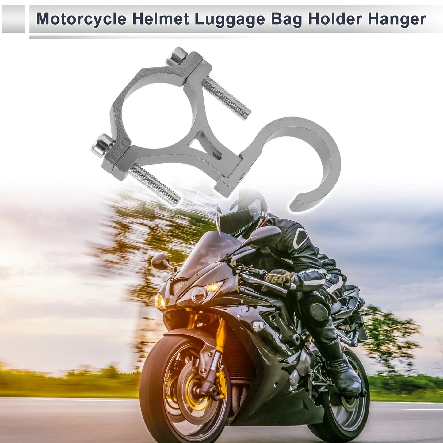 Aluminum Alloy Hanging Hook Screws Washers Hex Wrench for Motorcycle