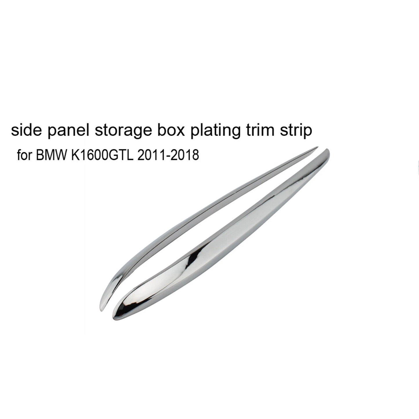 Chrome Side Panel Storage Box Trim for BMW K1600GTL (2011-2018)