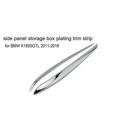 Chrome Side Panel Storage Box Trim for BMW K1600GTL (2011-2018)